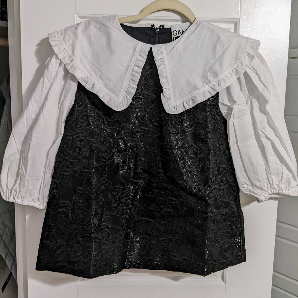 Ganni Collared Blouse - Picture 2 of 7